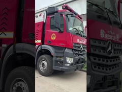 Tipo diesel resistente 4x2 del camion dei vigili del fuoco di salvataggio di emergenza di SITRAK 228kw