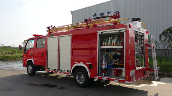 300kg Capacity Mini Dry Powder Fire Truck Water Foam Combined 130hp