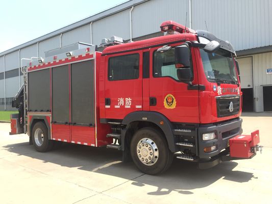 Tipo diesel resistente 4x2 del camion dei vigili del fuoco di salvataggio di emergenza di SITRAK 228kw