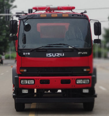 Camion dei vigili del fuoco resistente del serbatoio dell'acqua 240HP 6 Colore rosso a ruote 10T