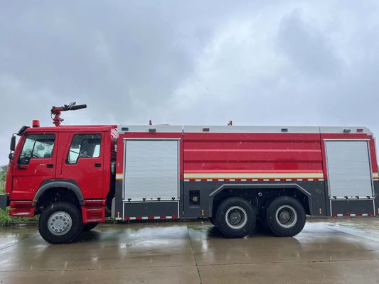 Stainless Steel Emergency Rescue Fire Truck